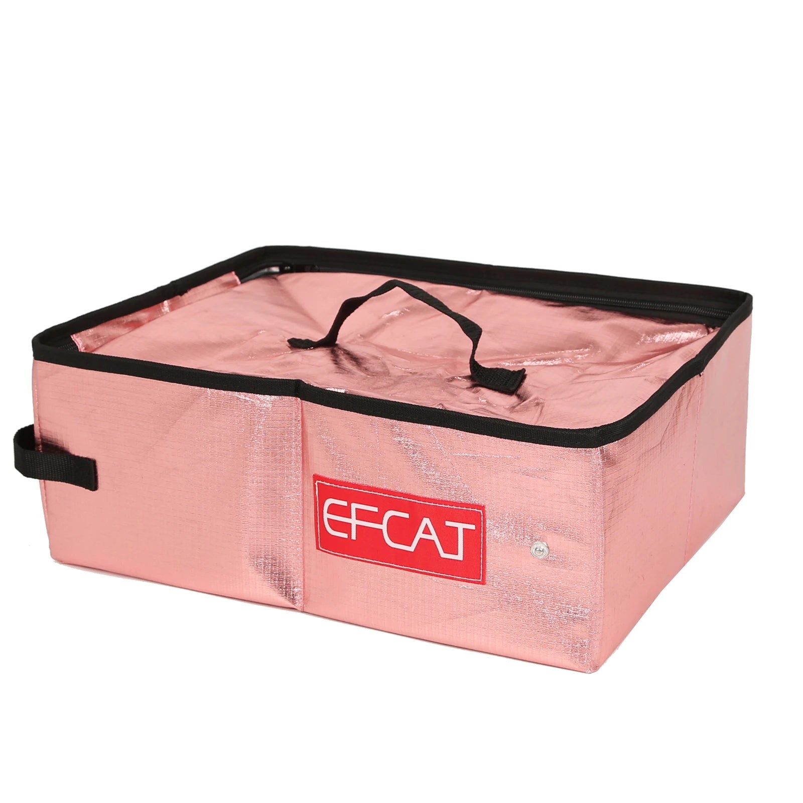 EFCAT Portable Cat Simple Litter Box With Cover Foldable Waterproof Large Size Outdoor Pet Kitten Travel Toilet