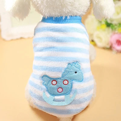 Cute Dog Clothes Winter For Small Medium Dogs Cat Soft Fleece Warm Dog Coat Jacket For Puppy Chihuahua Yorkies Pets Sweater Vest