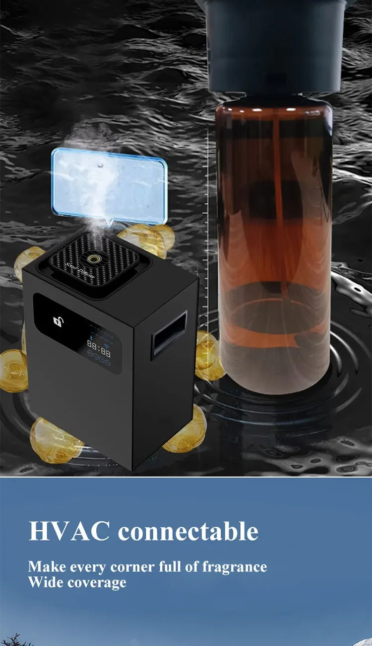 Commercial HVAC Scent Fragrance Essential Oil Machine with Smart APP Control Professional Fragrance Aroma Diffuser A600