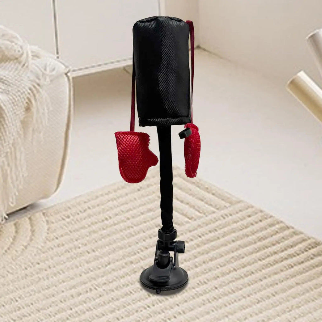 Cat Punching Bag Toy Interactive Kitten Play Toy with Suction Cup Pet Teasing Interactive Play Activity Fun Kitten Teaser  Toy