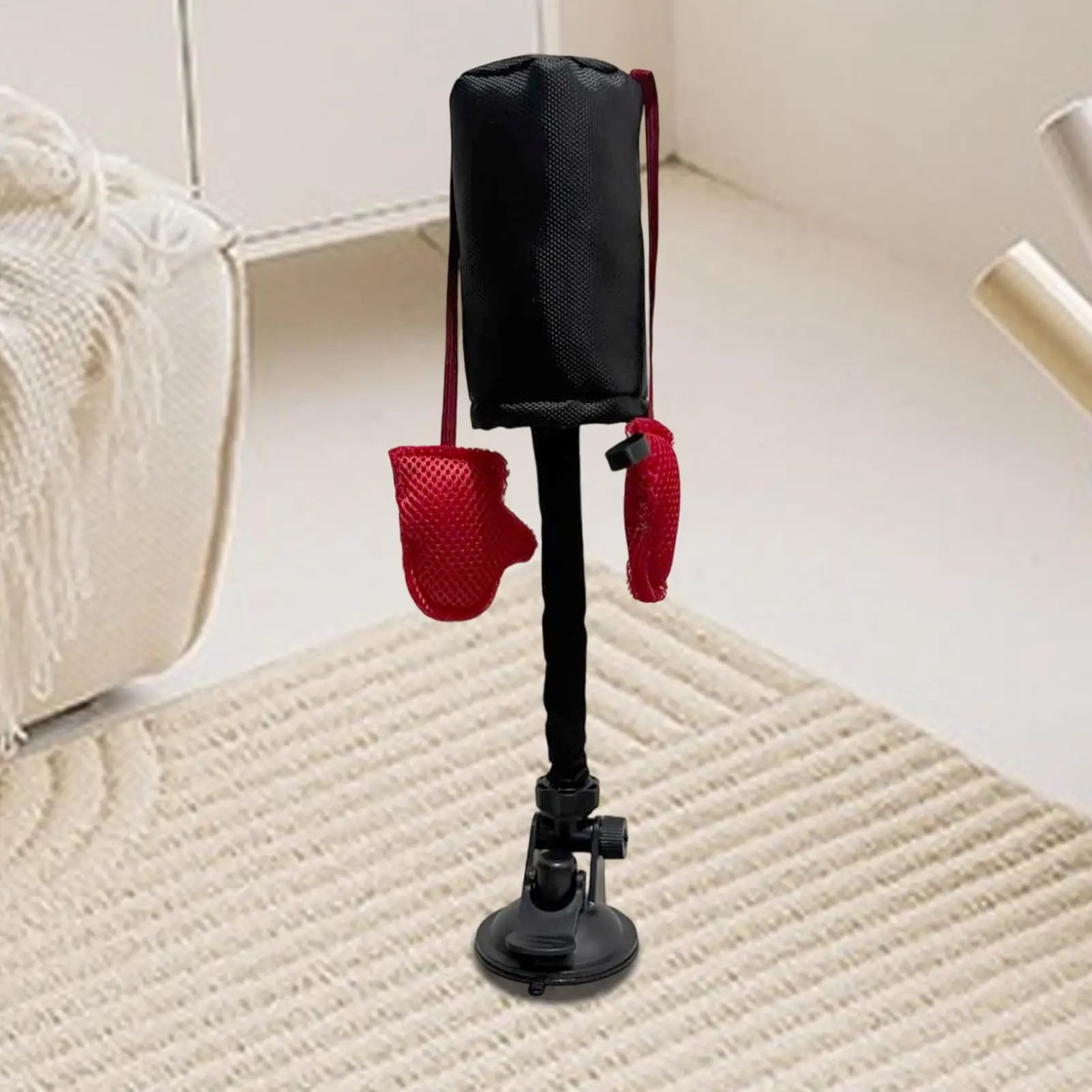 Cat Punching Bag Toy Interactive Kitten Play Toy with Suction Cup Pet Teasing Interactive Play Activity Fun Kitten Teaser  Toy