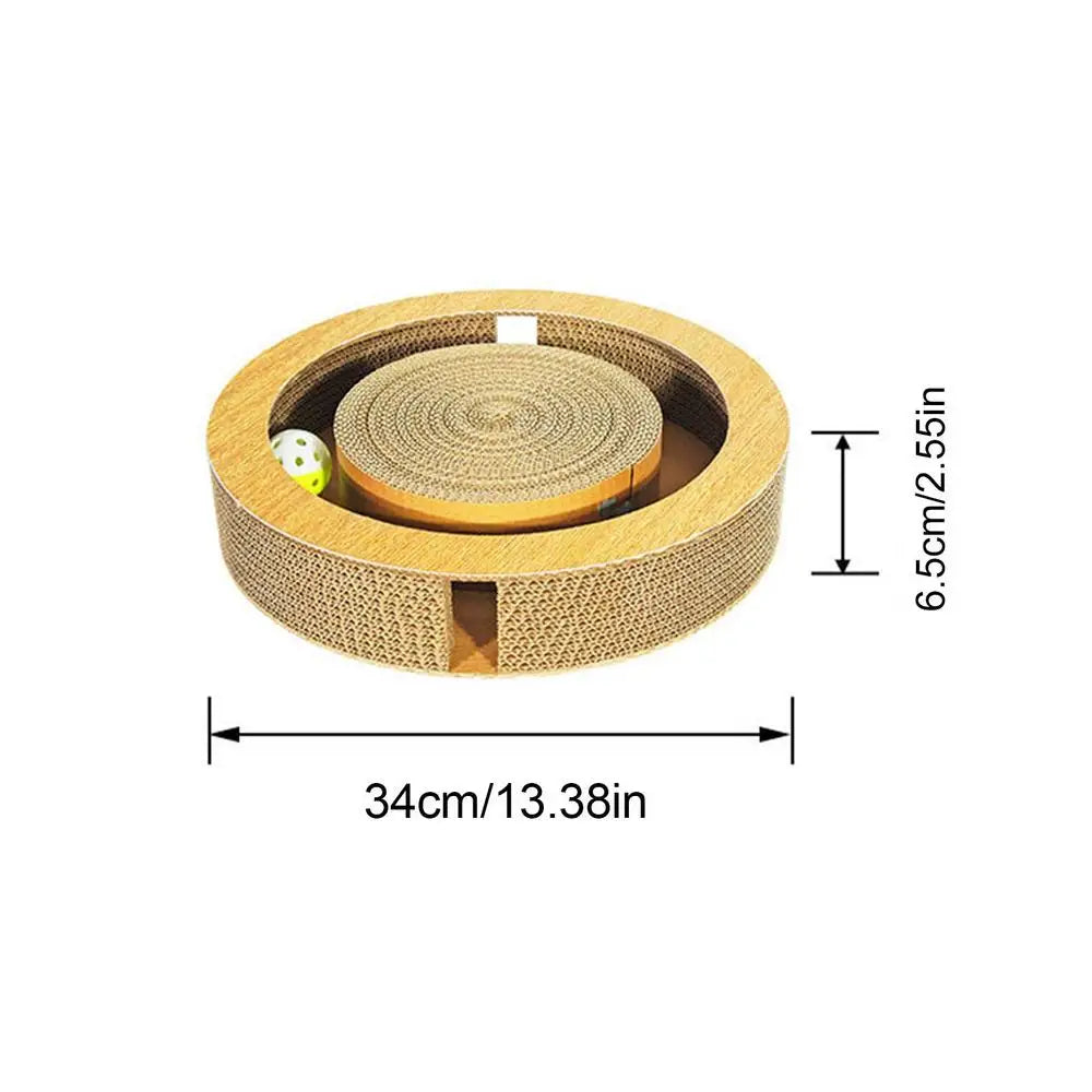 Cat Scratching Board Corrugated Game Box For Indoor Cats Cardboard Scratcher Pad In Double-Sided Design For Relieves Boredom