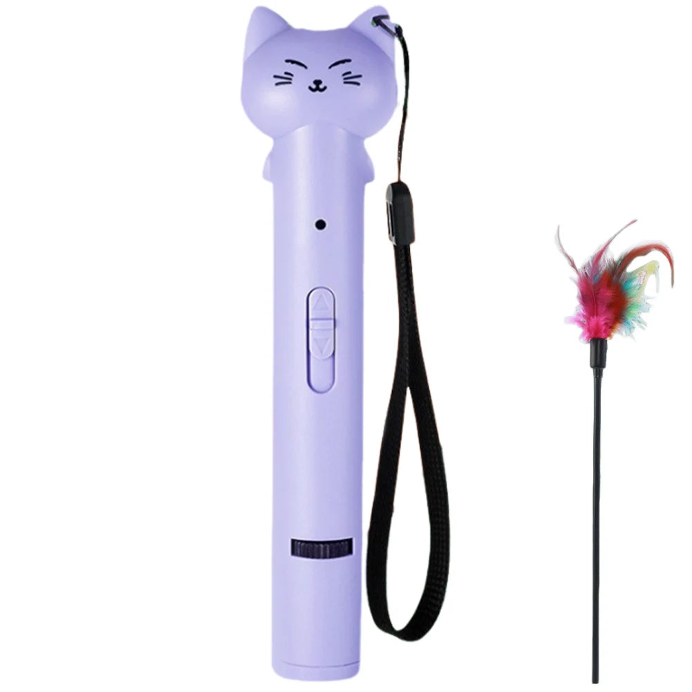 Cat Toys Mini Pointer Green Red Blue Light Dogs Pet Laser  Interactive Chase Pen Tease Cat Laser Light Training Flashlight