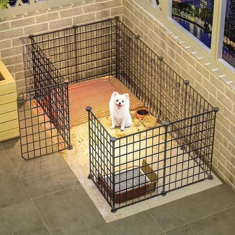 Dog Fence Type Home Indoor Pet Fence Teddy Bichon Corgi Chihuahua Small Size Dogs Gate Dog Cage