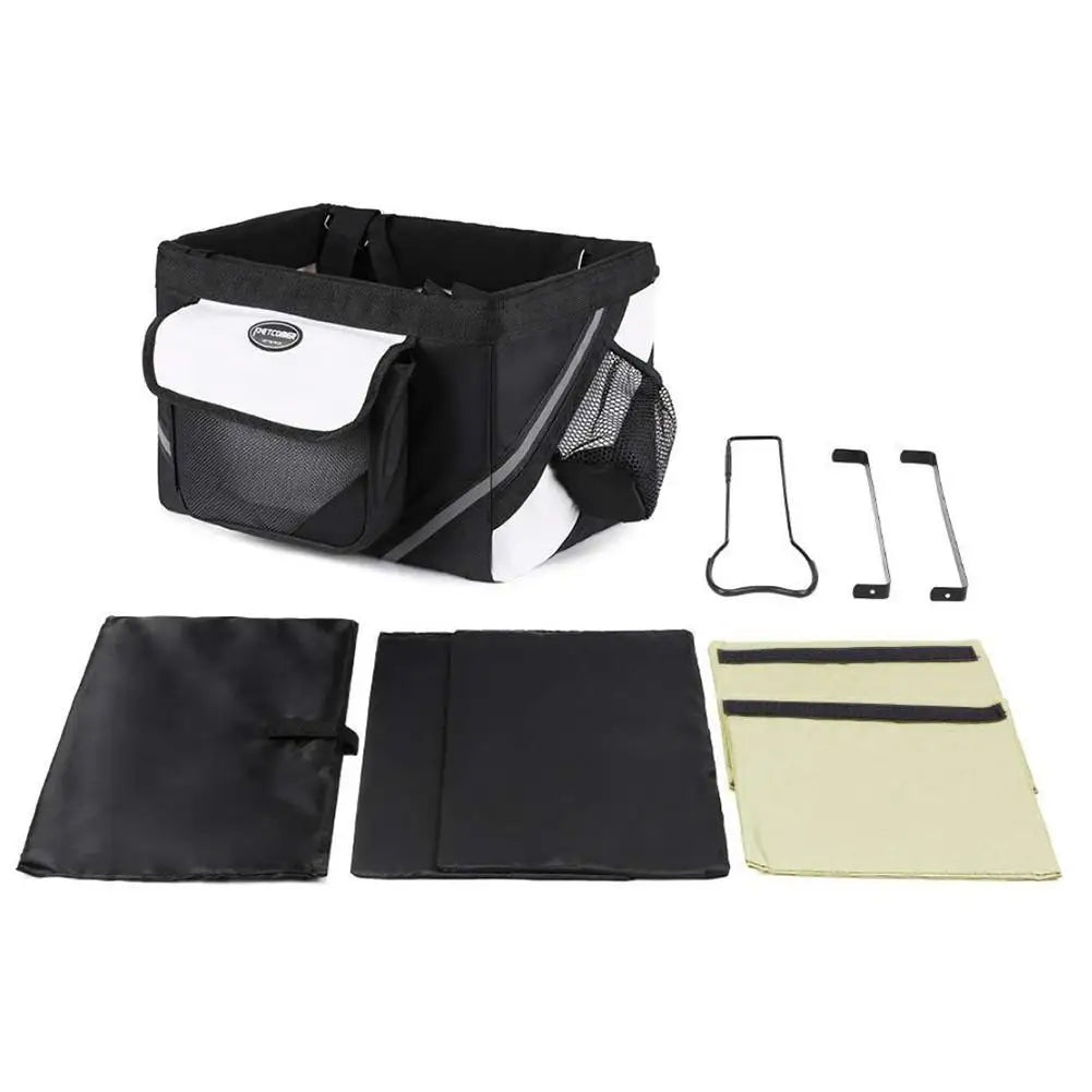 Bicycle Bag Dogs Baskets Bike Handlebar Front Basket Small Cat Dog Nest Puppy Cats Bed Carrier For Travel Shopping