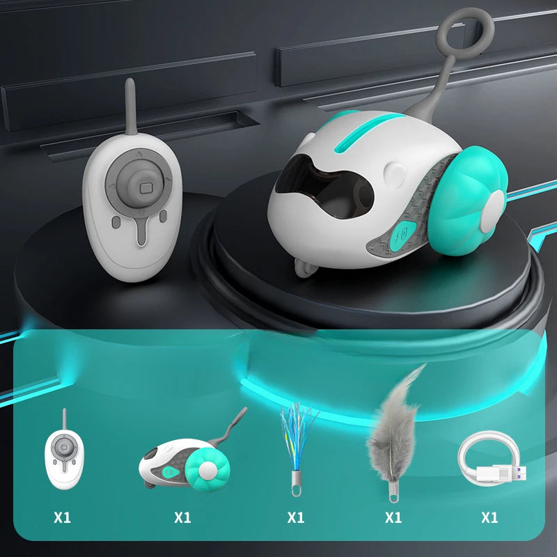 Intelligent Sports Car Electric Pet Toy Cat Remote Control Toy Car Cat/dog Interactive Game Cat Accessories Pets Kitten Supplies