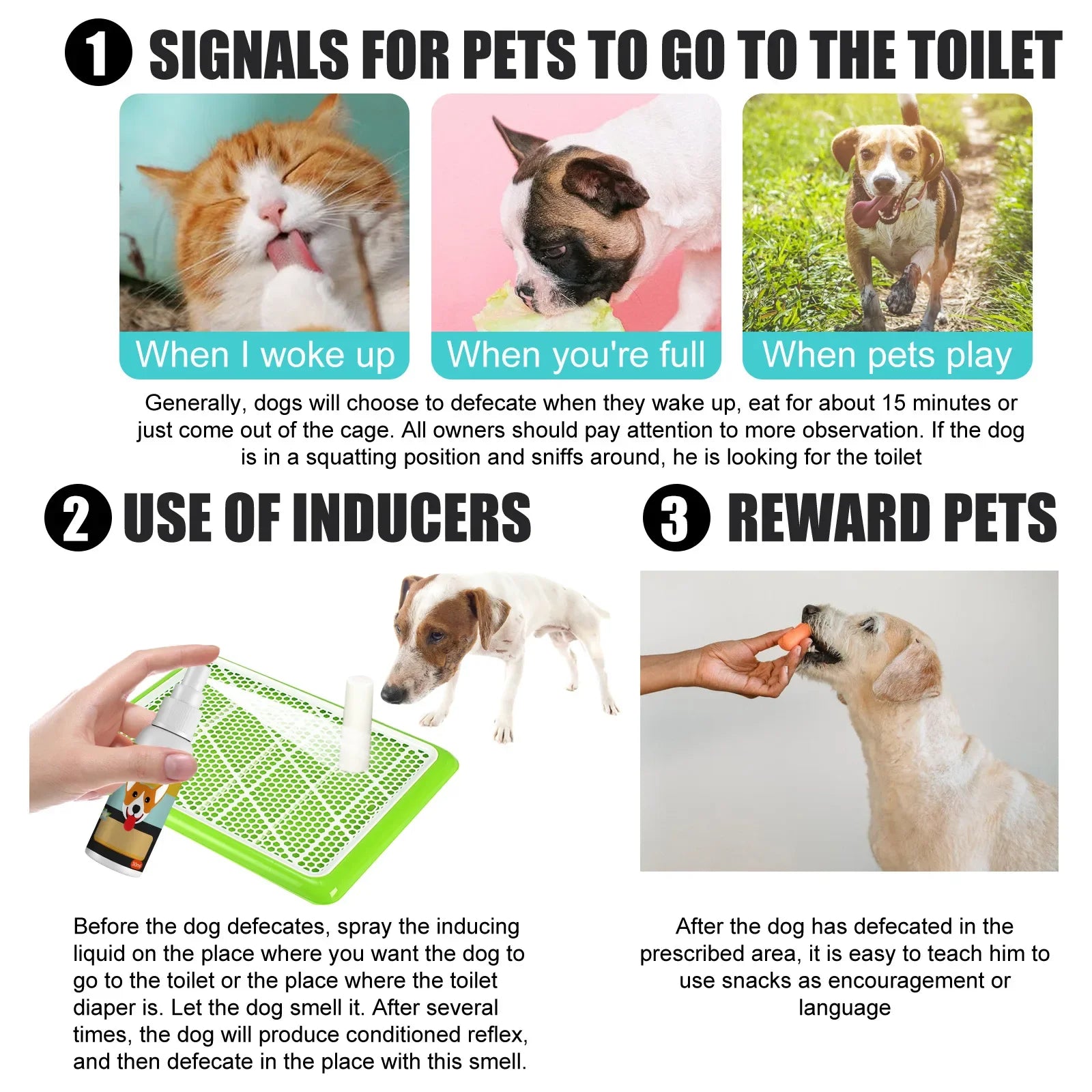 Dog Potty Training Spray Cats Kitten Outdoor Urine Poops Stool Location Helps Puppies Toilet Pet Positioning Defecation Inducer