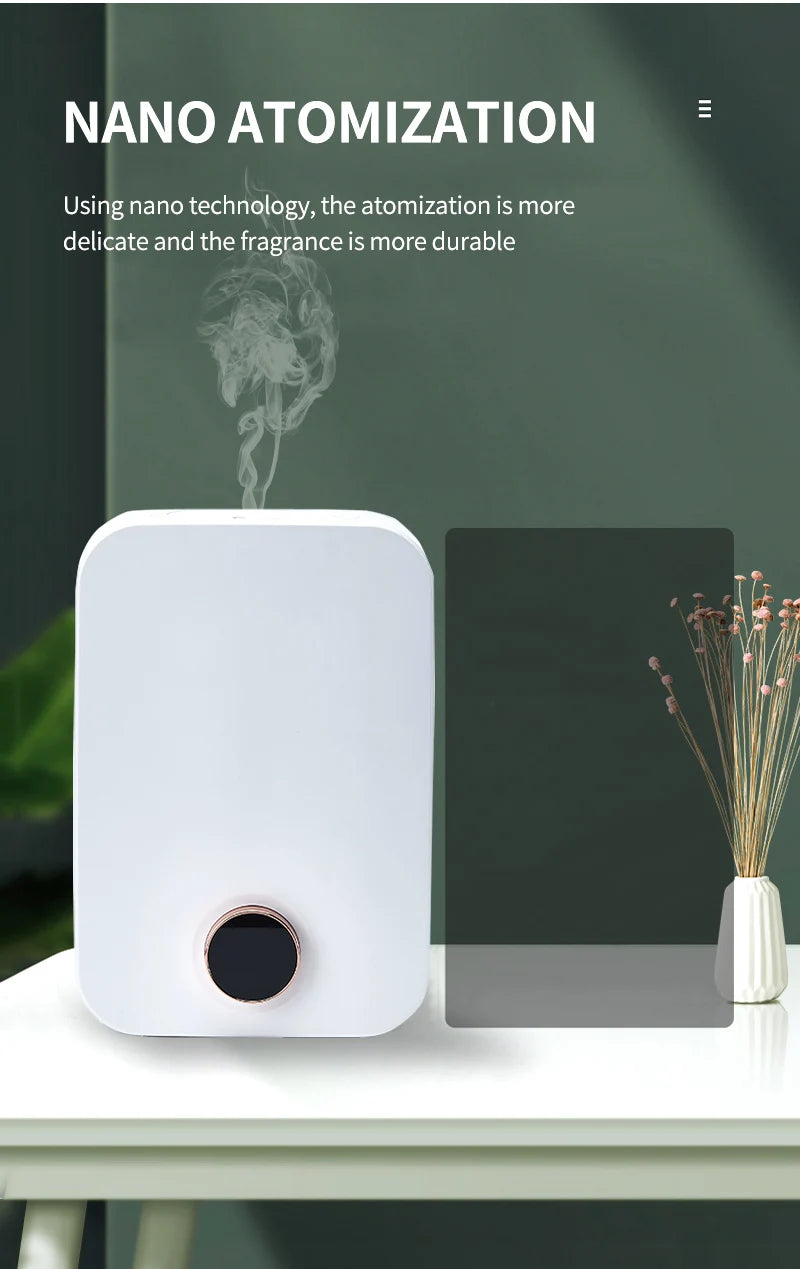 Electric Sprayer Essential Oil Diffuser Fragrance Air Freshener Scent Machine 150ML Smart Control Aroma Diffuser Home Appliance