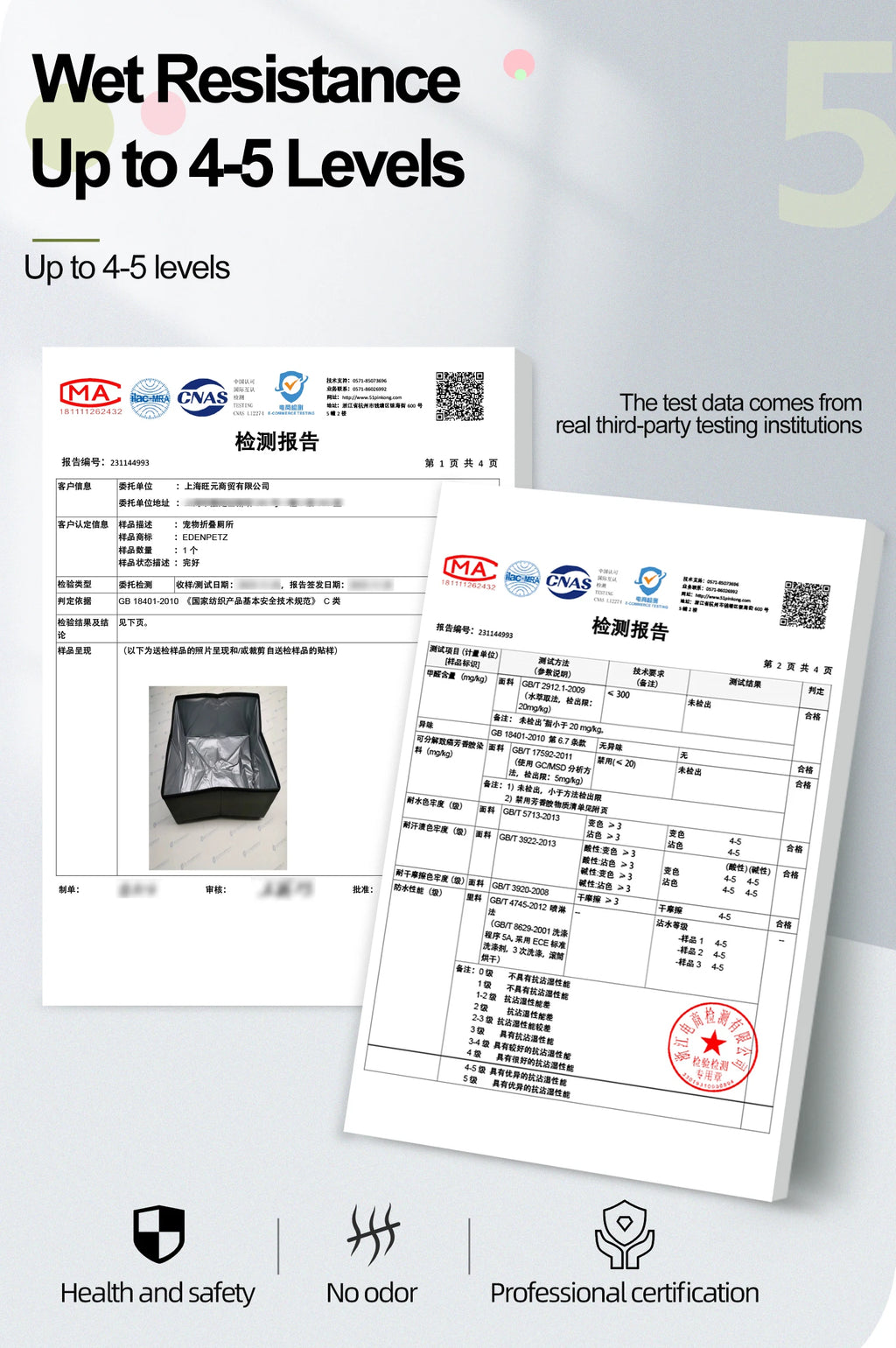 EFCAT Portable Cat Simple Litter Box With Cover Foldable Waterproof Large Size Outdoor Pet Kitten Travel Toilet