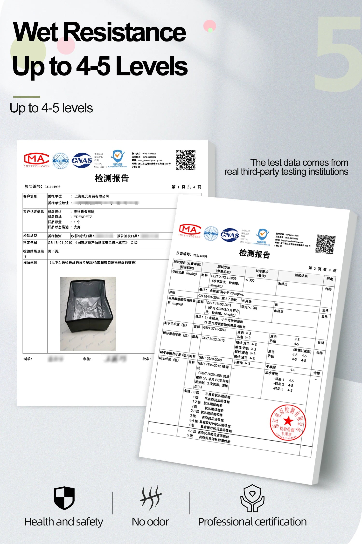 EFCAT Portable Cat Simple Litter Box With Cover Foldable Waterproof Large Size Outdoor Pet Kitten Travel Toilet