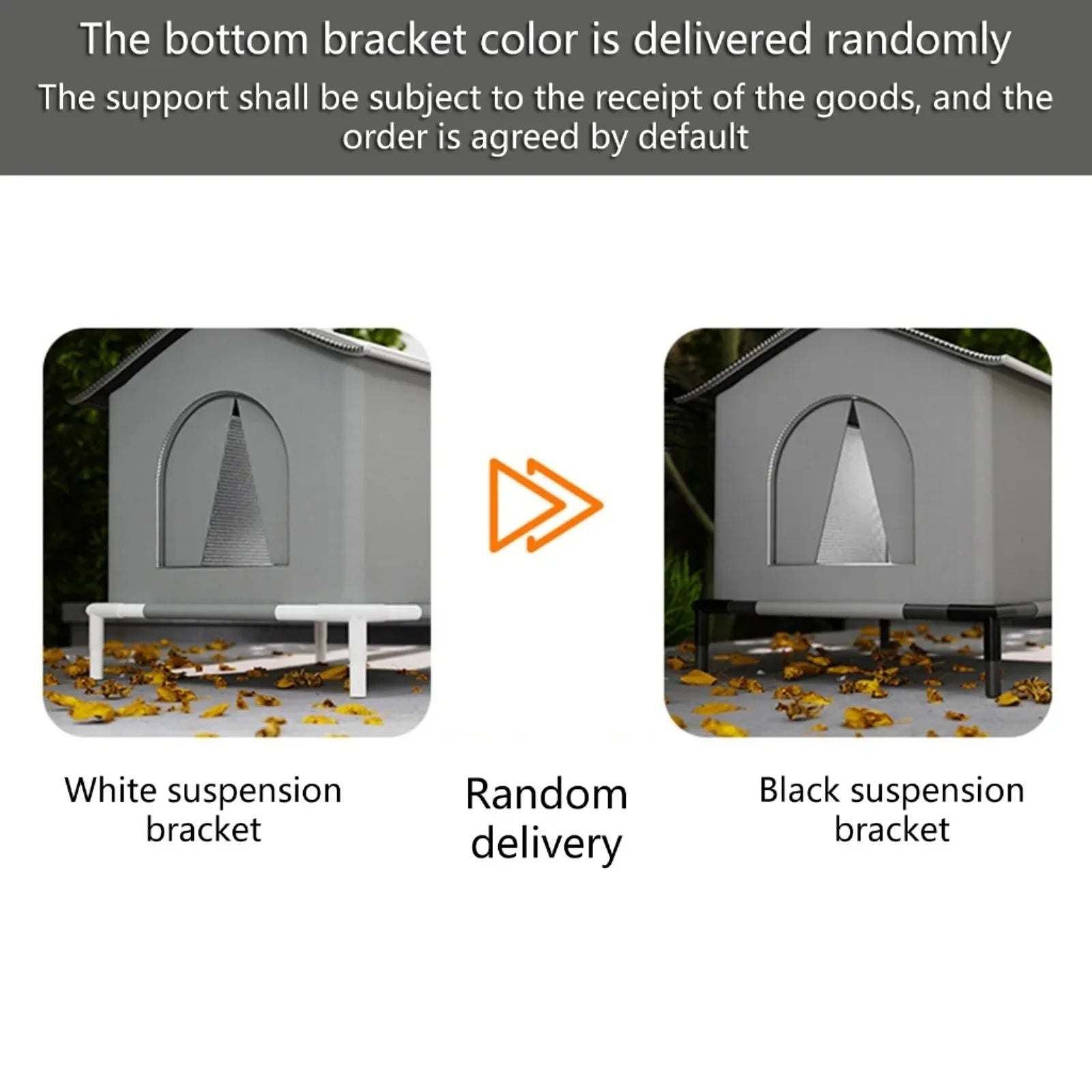 Four Seasons Cat House Outdoor Waterproof Pet Shelter for Cold Weather Stray Cats Dogs Thermal Insulated Windproof Design