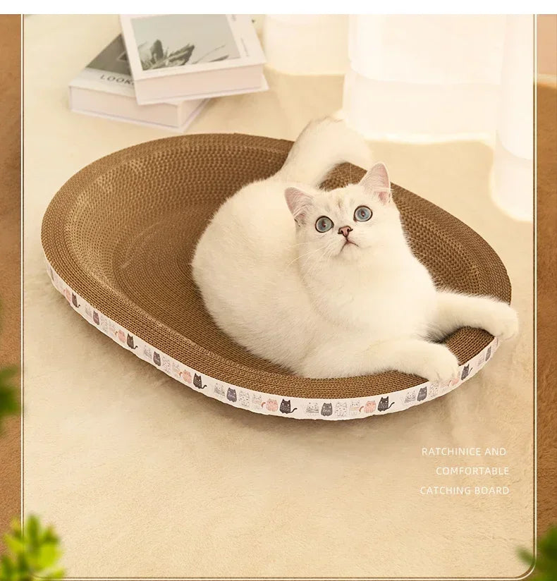 Cat Interactive Toy Rascador Para Gatos Cat Scratching Board Cat Scratcher Corrugated Cardboard Claw Grinding Cat Bed Nest