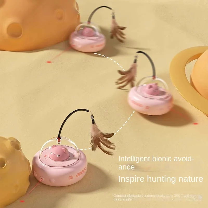 3-in-1 Automatic Intelligent Pet Teaser Toy – Interactive Cat & Dog Toy for Indoor Fun & Engagement