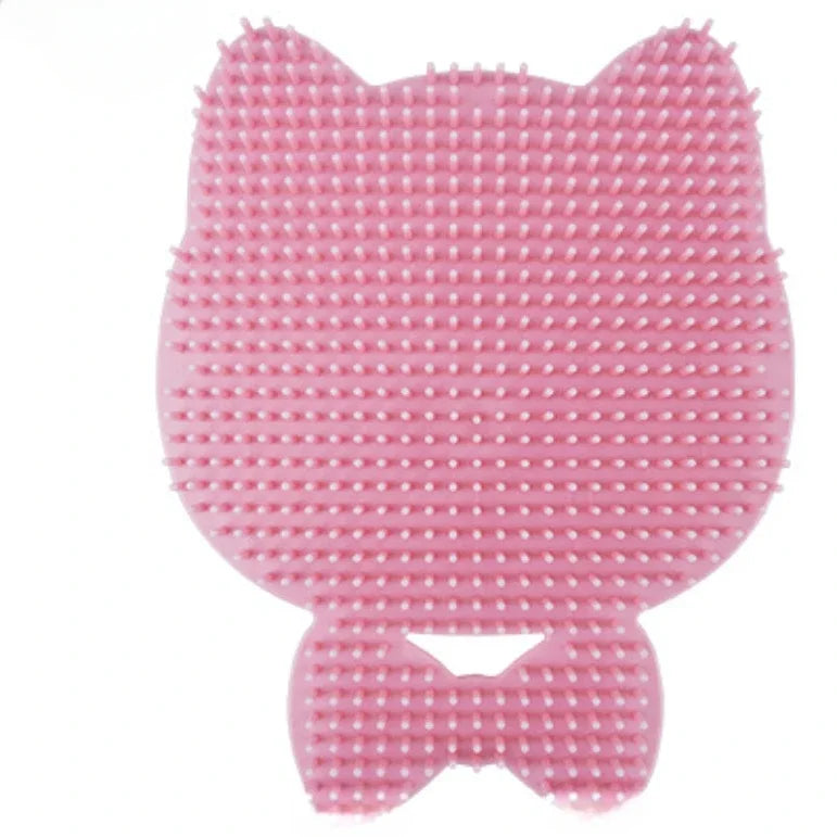 Cat Scratching Board Pet Brush Comb Plastic Scrapy Board Self Service Massage Sticker Remove Floating Hair Brush Pet Supplies
