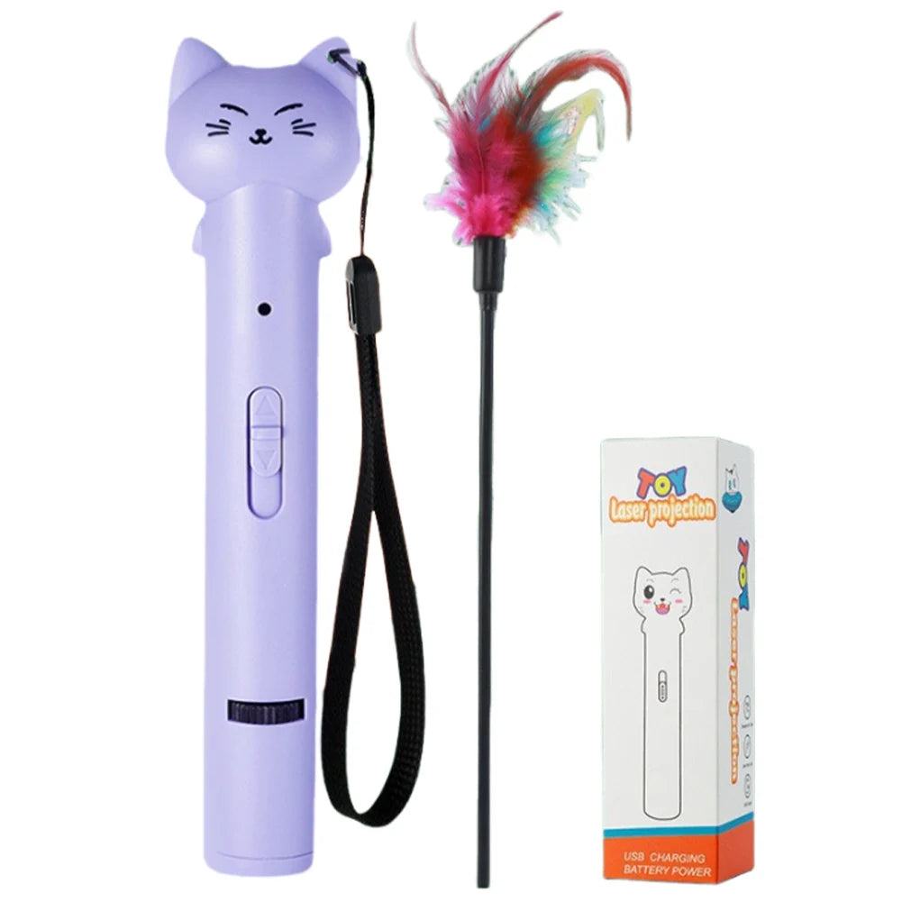 Cat Toys Mini Pointer Green Red Blue Light Dogs Pet Laser  Interactive Chase Pen Tease Cat Laser Light Training Flashlight