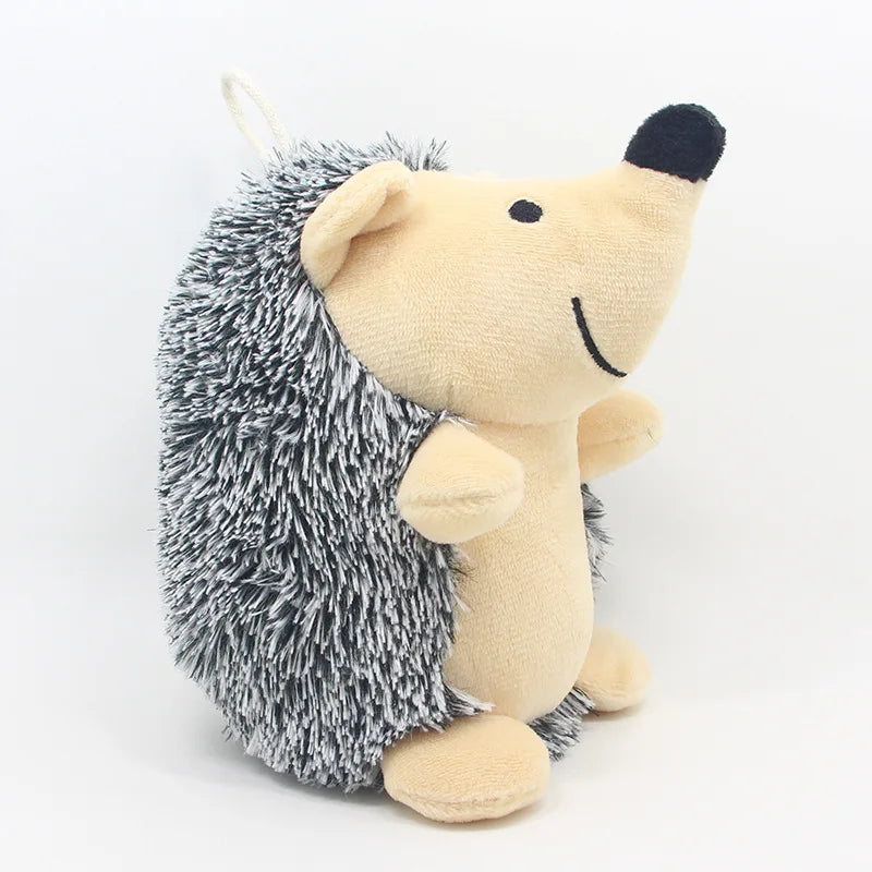 Hot-selling pet sound toys hedgehog, dog relief gnawing plush hedgehog toy products Hot-selling pet sound toys hedgehog