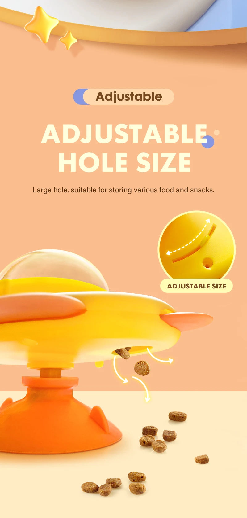 Dog Puzzle Toy Adjustable Treat Dispensing Toys Dog Food Dispenser Toy Interactive Cat Ball Slow Feeder Indoor