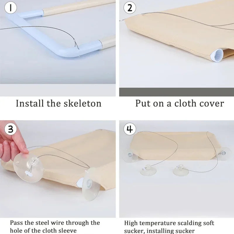 Hanging Cat Bed Bearing 20kg Pet Accessories Pet Cat Hammock Aerial Cats Bed House Kitten Climbing Frame Sunny Window Seat Nest