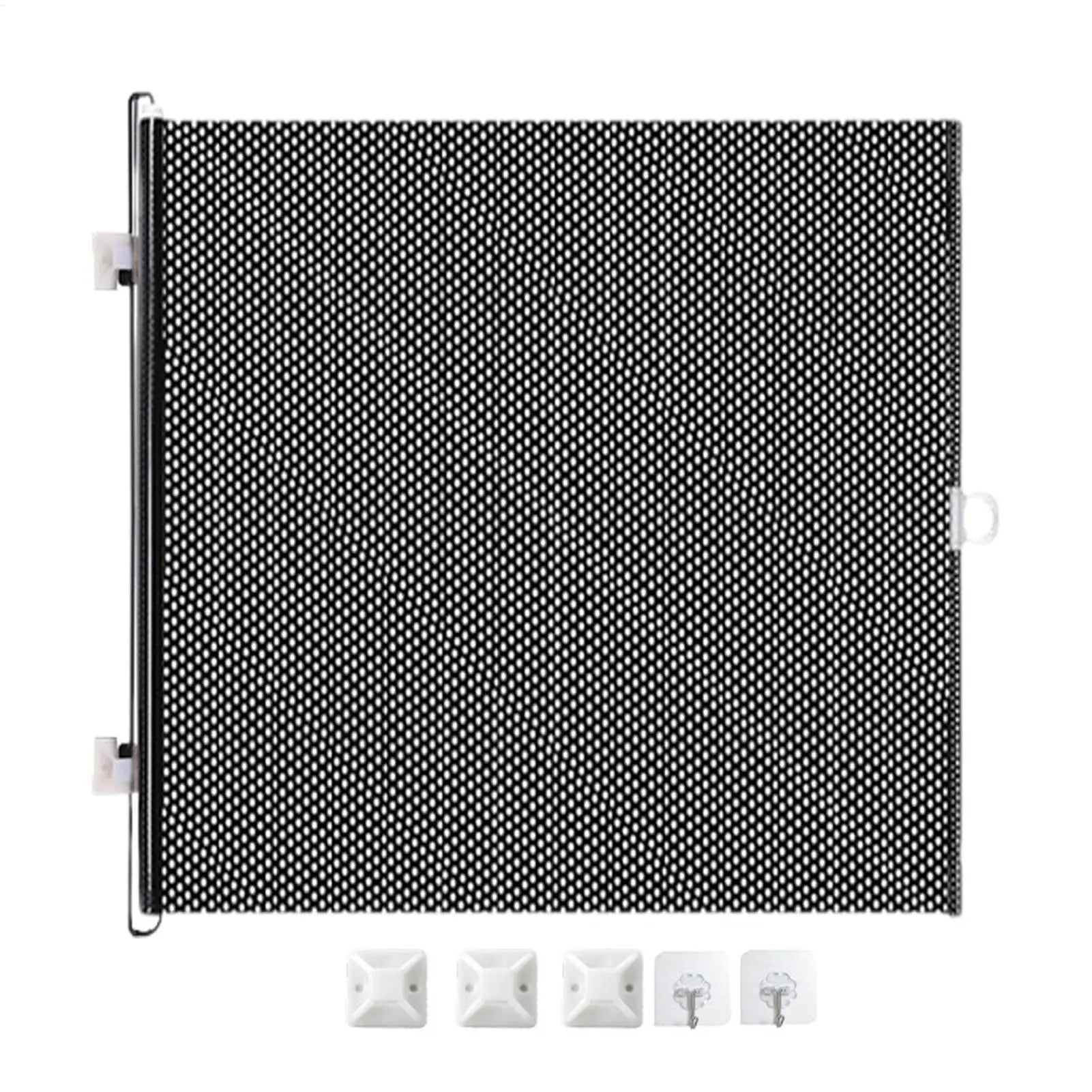 Expandable Cat and Dog Safety Gate Retractable Pet Gate, Portable Stair and Hallway Gate Prevents Babies DogsCats from Crossing