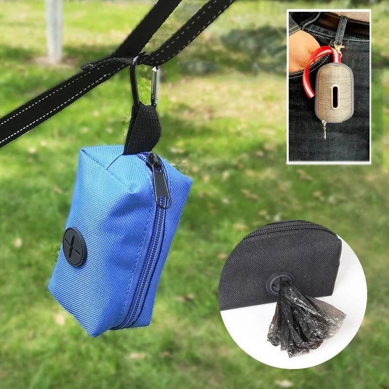 Dog Poop Bag Dispenser Bags Pet Waste Garbage Disposable Outdoor Waste Bag Carrier Dispenser Clean Pick Up Tools Pet Accessories