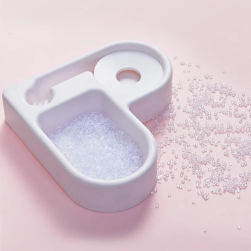 Double Dog and Cat Bowl-Pet and Food Bowl Set with, Pet Feeding Bowl Suitable for Cats and Small Dogs