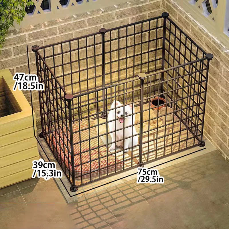 Dog Fence Type Home Indoor Pet Fence Teddy Bichon Corgi Chihuahua Small Size Dogs Gate Dog Cage