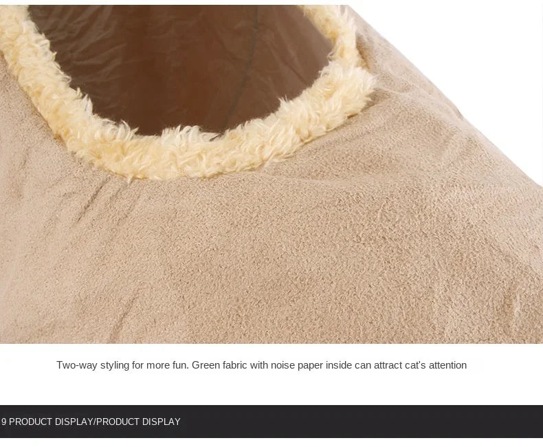 Pet Supplies Cat Tunnel Can Receive Folding Suede Cat Tunnel Cat Toy Drill Bucket. Pet Toys  Cats Toys  Pet Supplies