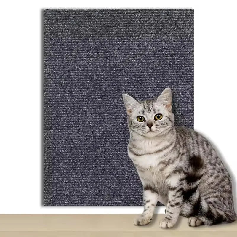 Cat Scratching Mat Trimmable Cat Carpet Cat Scratching Carpet Corner Wall Self-Adhesive Cat DIY Scratch Furniture Protector