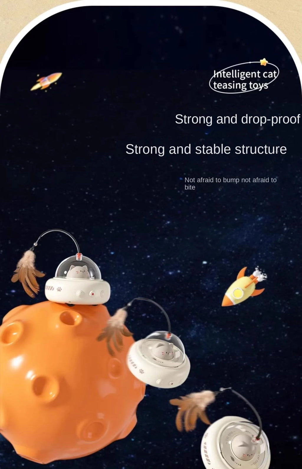 3-in-1 Automatic Intelligent Pet Teaser Toy – Interactive Cat & Dog Toy for Indoor Fun & Engagement