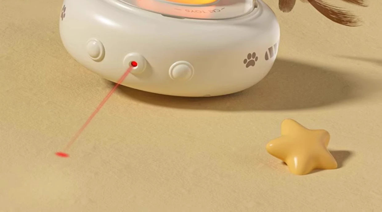 3-in-1 Automatic Intelligent Pet Teaser Toy – Interactive Cat & Dog Toy for Indoor Fun & Engagement