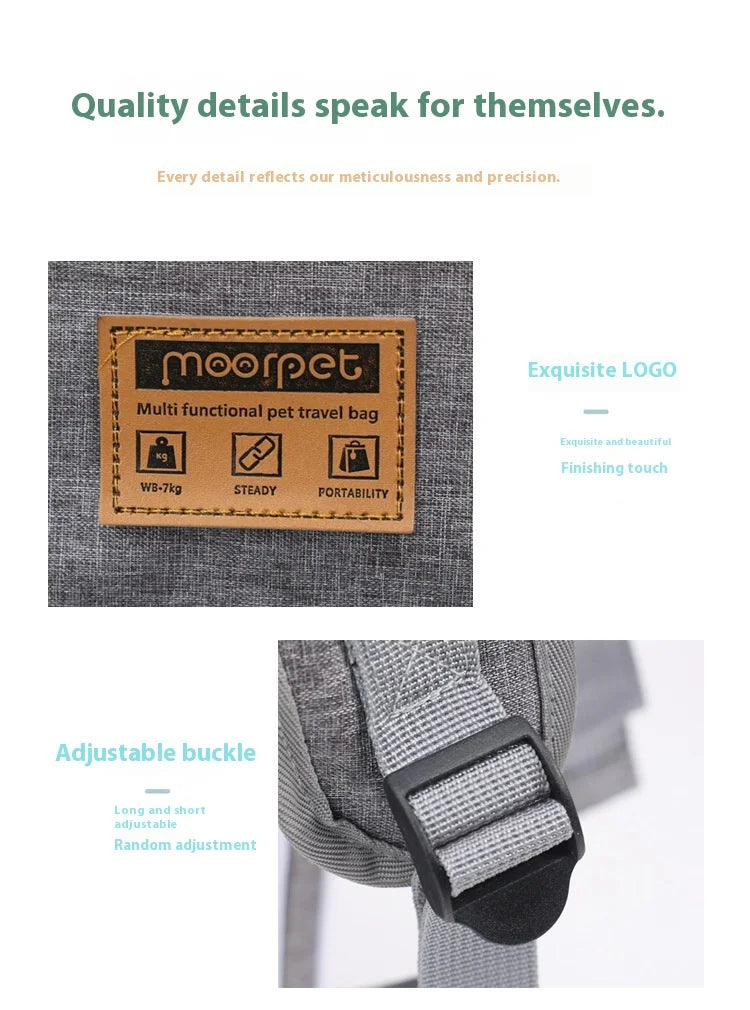 Hot High Quality Pet Bag For Outdoor Use Portable Hand-Held Backpack Nordic Style Bicycle In Car Cat Bag Dog Bag Home Goods