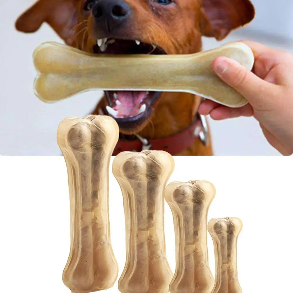 Durable Dog Chew Toys Cowhide Bones Dental Sticks Puppy Treats Supplies Cleaning Teeth Healthy Snacks for Small Medium Large Dog