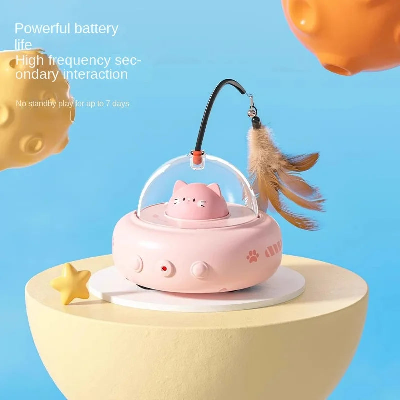 3-in-1 Automatic Intelligent Pet Teaser Toy – Interactive Cat & Dog Toy for Indoor Fun & Engagement