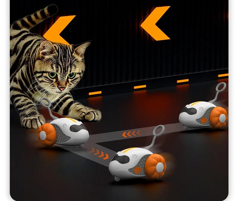 Intelligent Sports Car Electric Pet Toy Cat Remote Control Toy Car Cat/dog Interactive Game Cat Accessories Pets Kitten Supplies