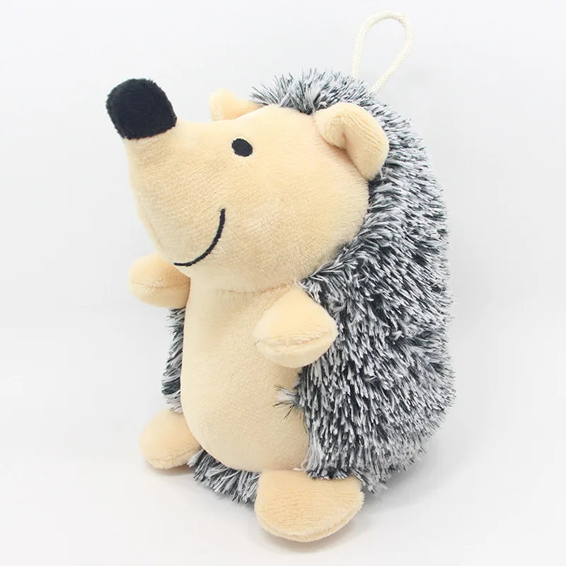 Hot-selling pet sound toys hedgehog, dog relief gnawing plush hedgehog toy products Hot-selling pet sound toys hedgehog