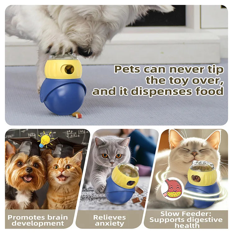Pet Supplies Self-righting Owl-shaped Feeding Toy for Pets Cat Dog Toys Pet Products
