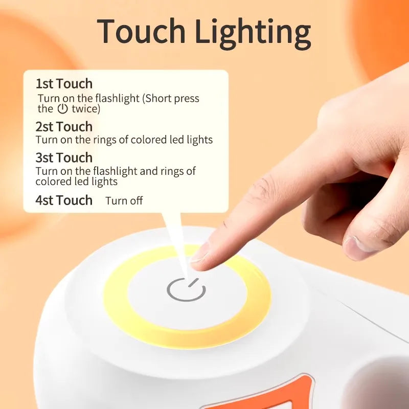 BOOTEELY 5M Pet Automatic Retractable Dog Leash With LED Flash Outdoor Pet Walking Leash For Small Medium Large Dogs