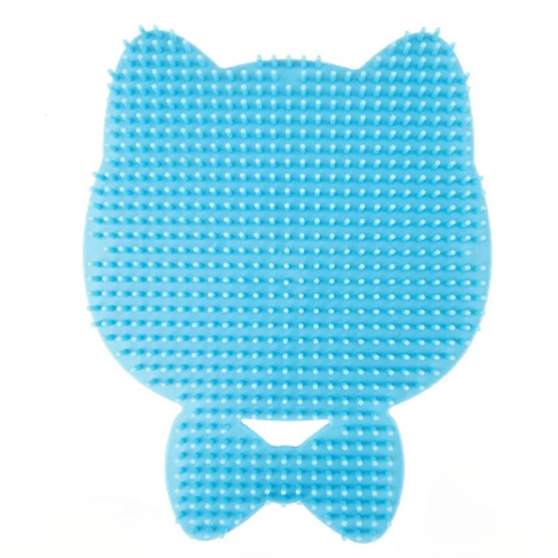 Cat Scratching Board Pet Brush Comb Plastic Scrapy Board Self Service Massage Sticker Remove Floating Hair Brush Pet Supplies