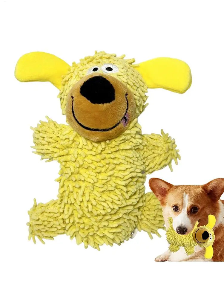 Dog Toys Chewers Cartoon Dog Plush Toys Pet Chew Games Pet Supplies Soft Doll For Small Medium Large Breed Indoor Outdoor