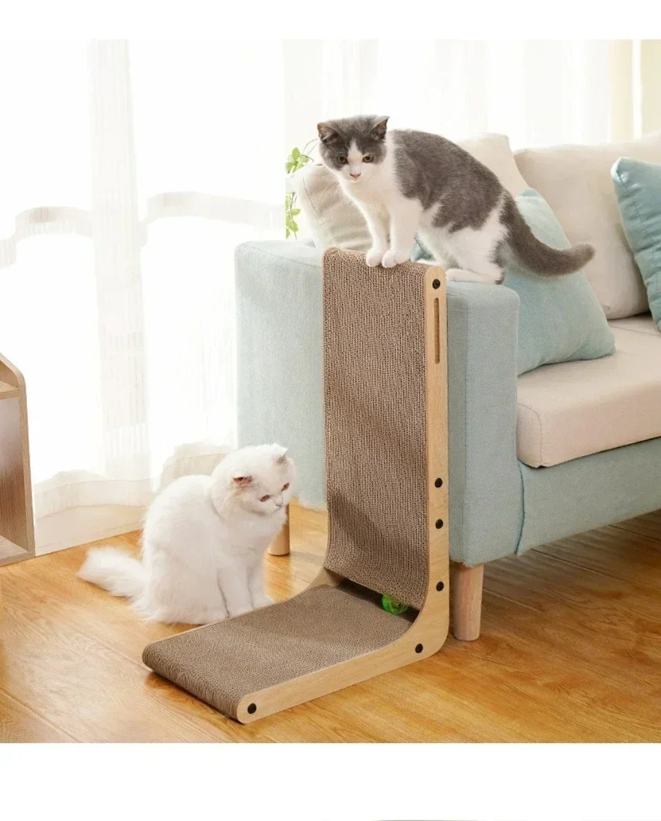 Cat Scratching Board Cat Toys  Wooden  Wear-resistant  and Scratch-resistant Post Cat Furniture Training Grinding Claw Toys Sofa