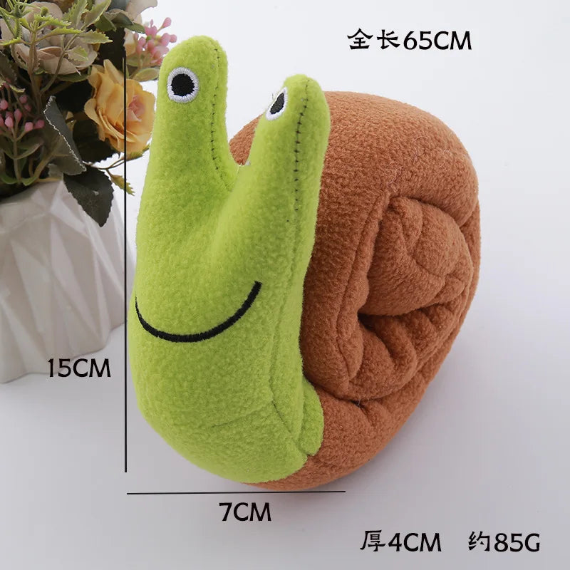 Snail Shaped Dog Cat Toys Pet Supplies Training Puzzles Sniffing Toys Food Mats For Small Medium Large Dogs Cats Play