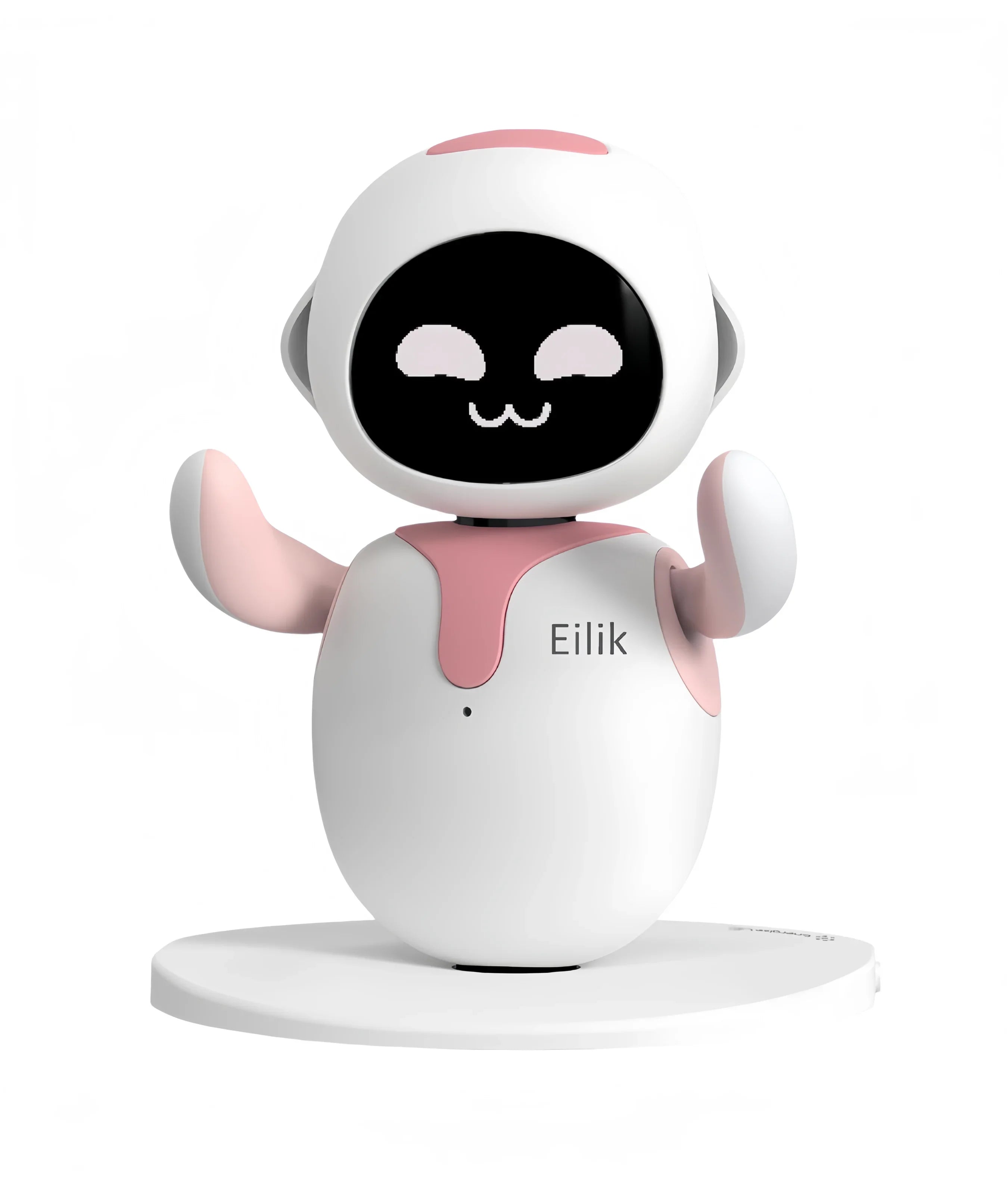 Eilik Pink Blue Silver DQ Touch Interactive Toys Cute Robot Pets with Abundant Emotions Idle Animations Mini Games Unique Gift
