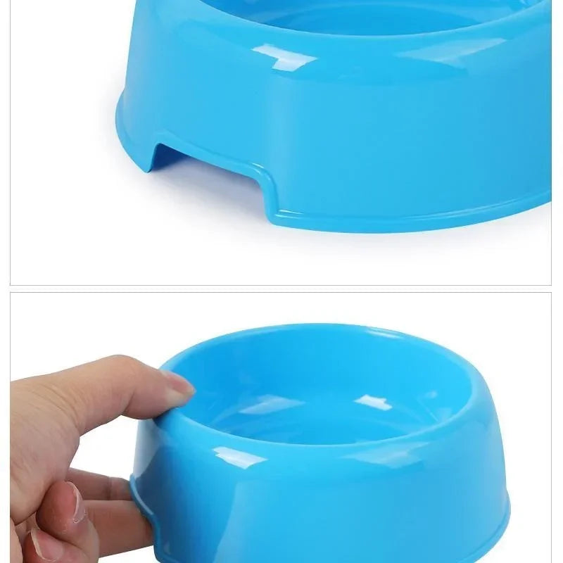 Pet Bowls Dog Cat Plastic Food Feeding Water Dish Bowl Feeder Pet Supplies  товары для собак  accesorios para perros