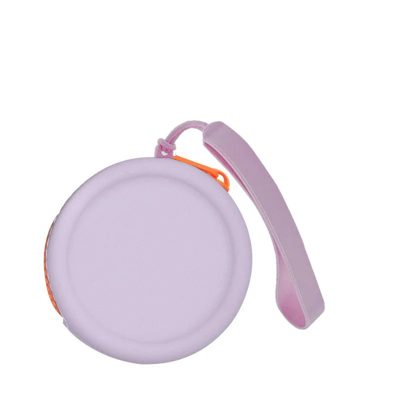 Dog Treat Training Pouch, Portable Silicone Dog Food Treat Pouch with Lanyard and Hook for Outdoor Walking Supply Storage Bag