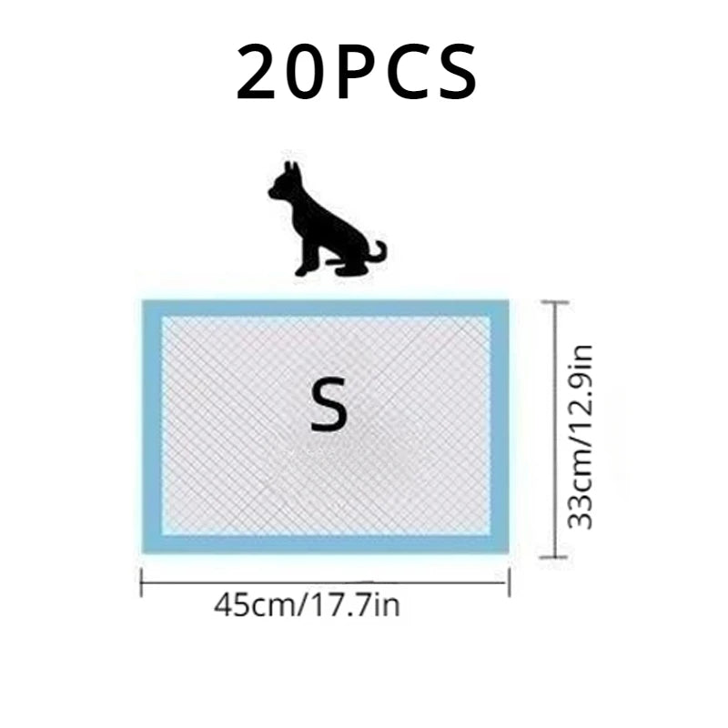 Disposable Pet Diaper Cat Puppy Pig Pet Care Pad Super Absorbent Pet Diaper Disposable Healthy Nappy Mat For Cats Quick-dry