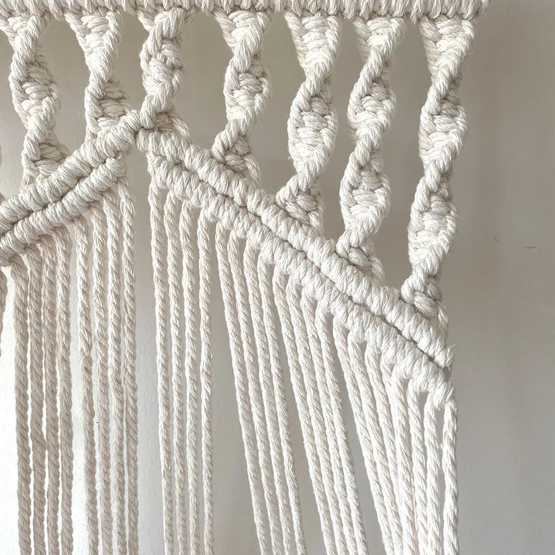 Handwoven Tapestry Pet Cat Hammock Bed Bohemian Wall Hanging Basket Window Perch Cat Swing Washable kitten Net Sleeping House