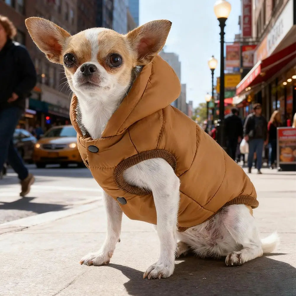 Fleece Warm Pet Clothes For Small Medium Dogs Pet Jacket Thicken Pets Coat For Winter Waterproof Outdoor Puppy Costume Pug Parka