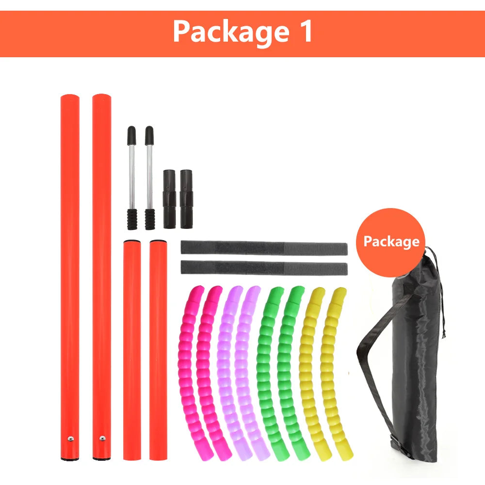 Dog Agility Equipment Portable Pet Training Equipments Dogs Jumping Training Tool Outdoor Dogs Running Stake Sports Stakes Pole