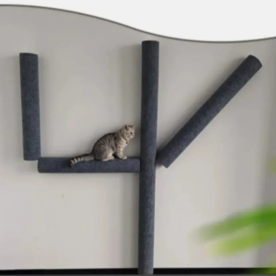 Cat Scratch Board Cat Scratching Stick Wall Mounted Portable Selfadhesive Kitten Toy Climbing Frame Wear Resistant Pet Furniture