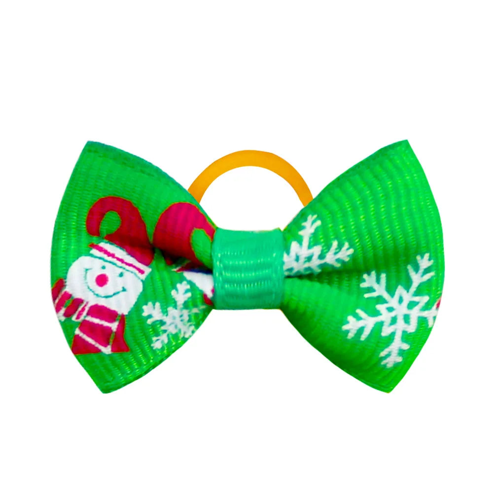 Fashion Mixcolor Pet Products Bowties Christmas Style Removable Pet Collar Accessories Dog Bows Pet Supplies Cat Dog Bowties